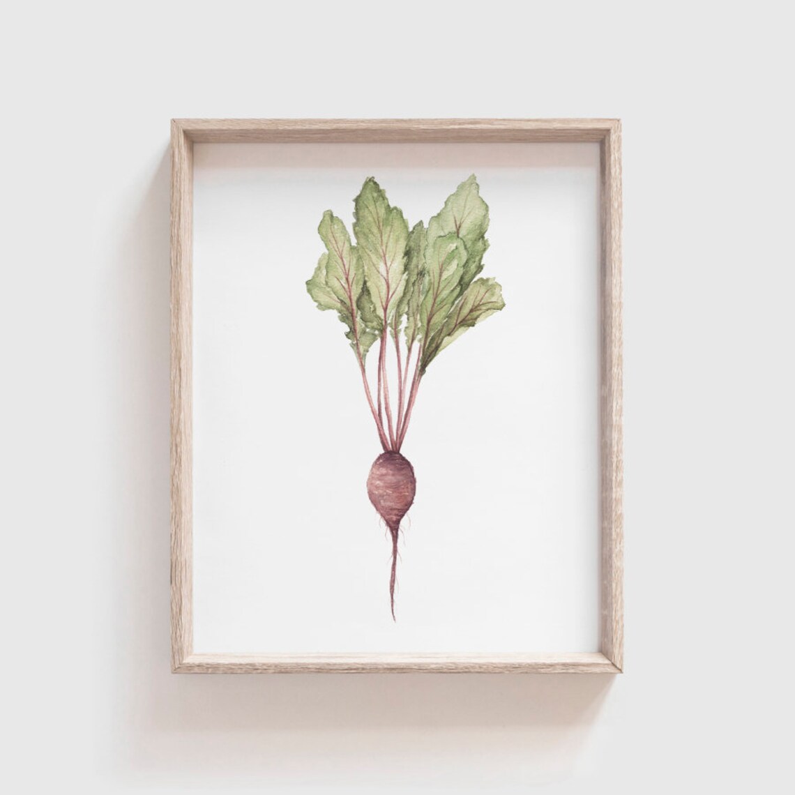 Beet Watercolor Art Print, Kitchen and Dining Decor
