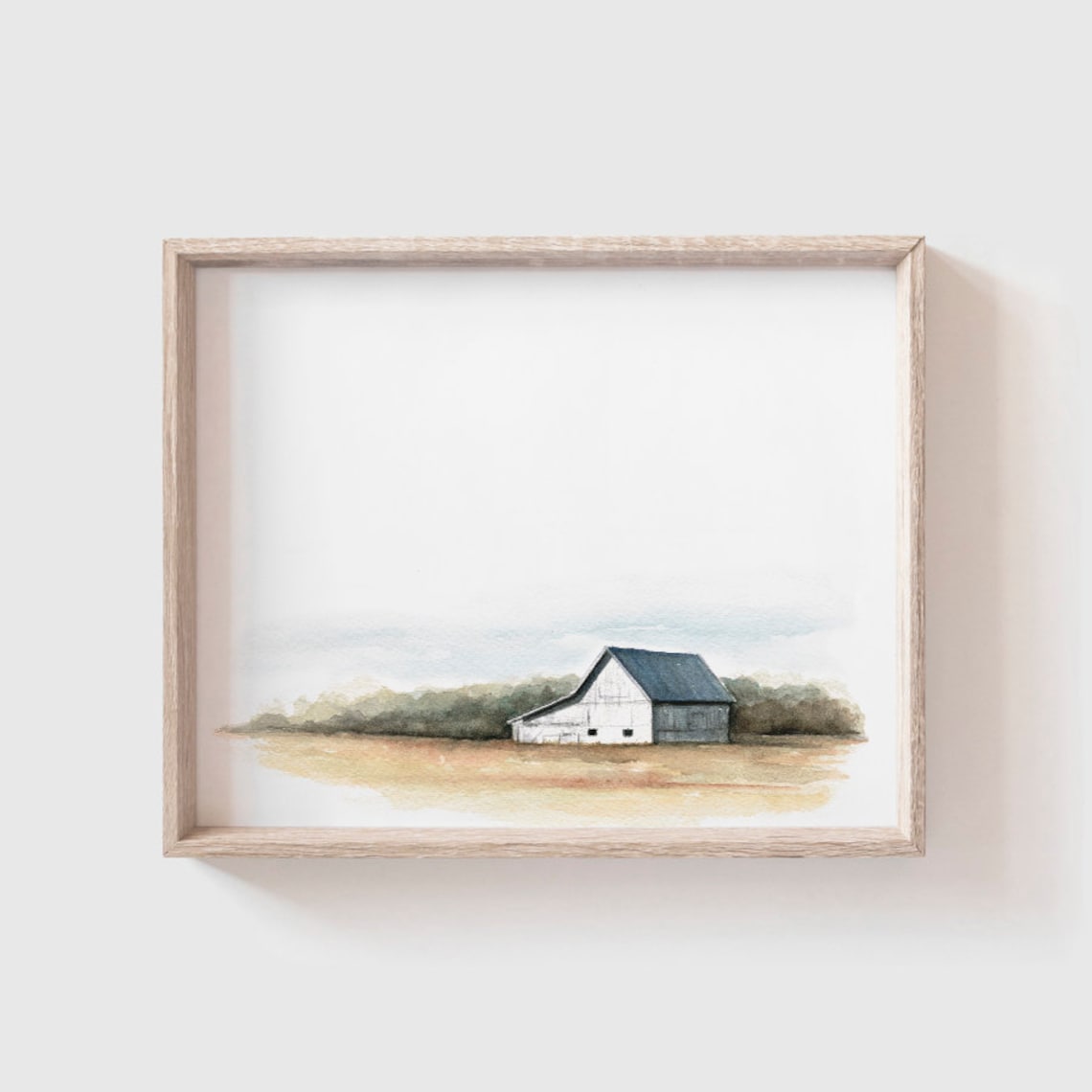 Barn No 1 Art Print, Modern Farmhouse Home Decor