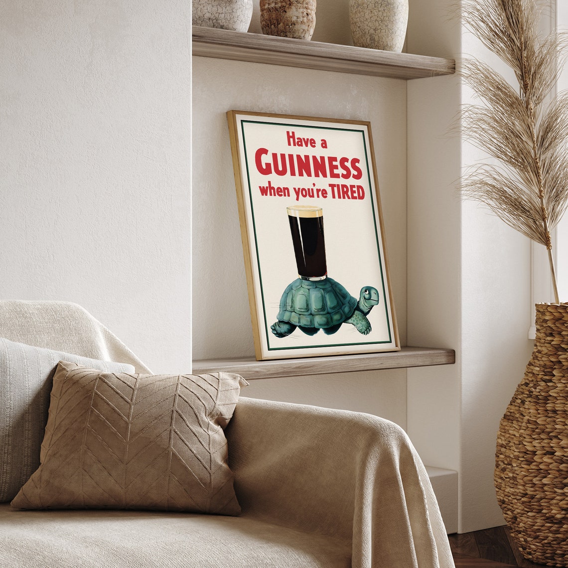 Guinness Vintage Ad Poster, Home Decor - Image 3