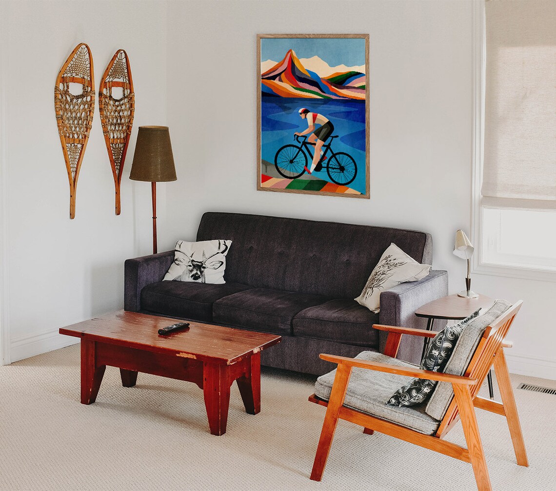 Cycling Print for Living Room or Office Decor - Image 3
