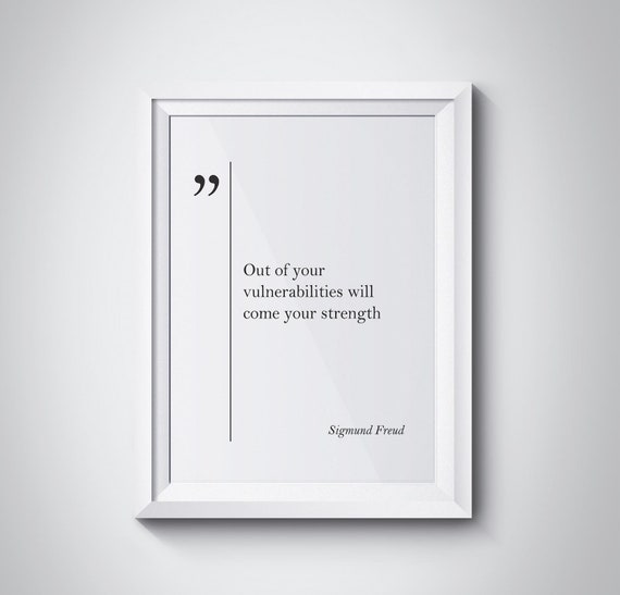 Sigmund Freud Quote Motivational Wall Art Sigmund Freud Wall Art Psychology Quotes Sigmund Freud Print Inspiring Art New Job Coworker Gift