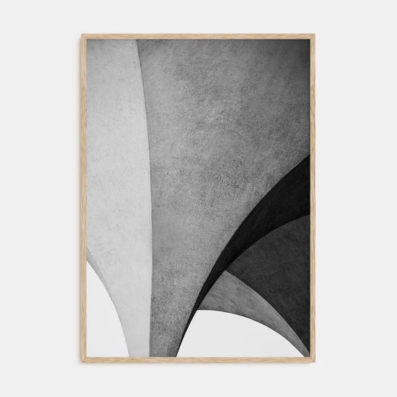 Fine Art Architecture Print Black White Photography Poster For Modern Home Decor Gallery Wall Art Unique Gift