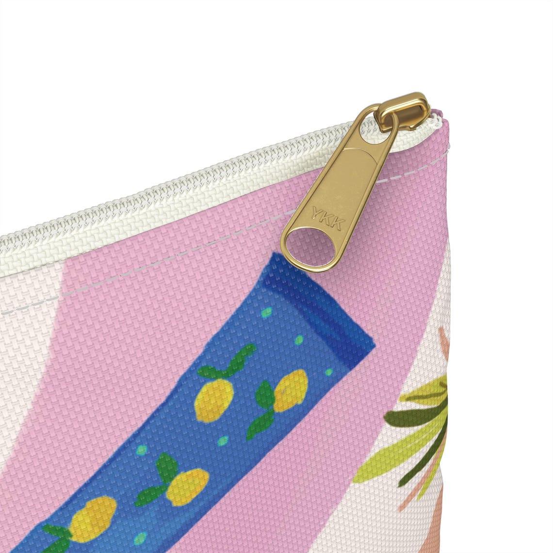 Summer Beach Accessories Cosmetic Bag Pink Pouch Cover Print - Image 5