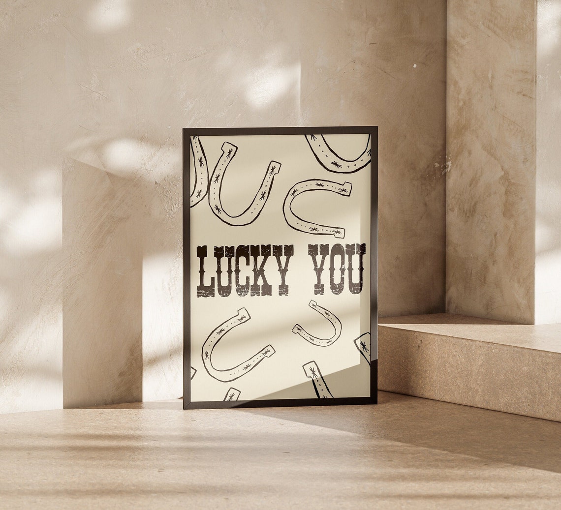 Western Art Prints Vintage Cowboy Art Wild West Art Retro Cowgirl Prints Trendy Wall Art Cowboy Poster Cowboy Quote Print