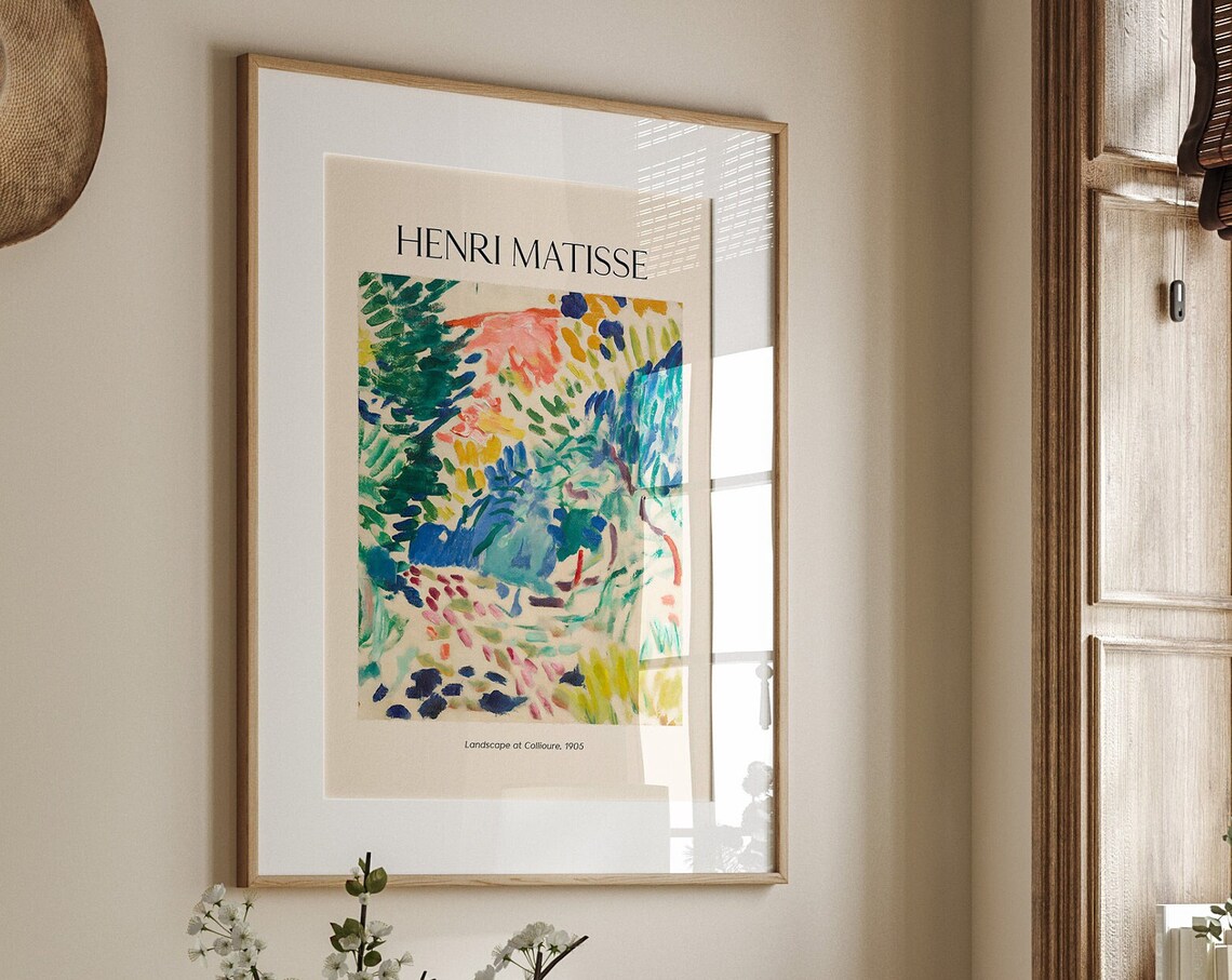 Henri Matisse Landscape at Collioure 1905 Fauvist Colorful Art Poster - Image 2