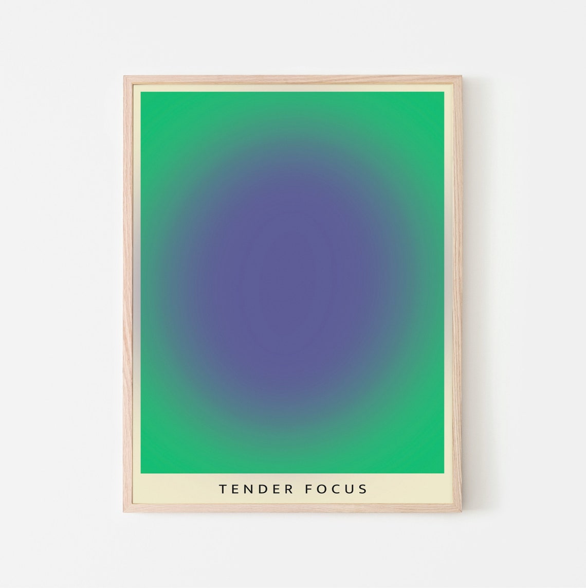 Green and Blue Aura Gradient Poster With Tender Focus Caption - Image 3