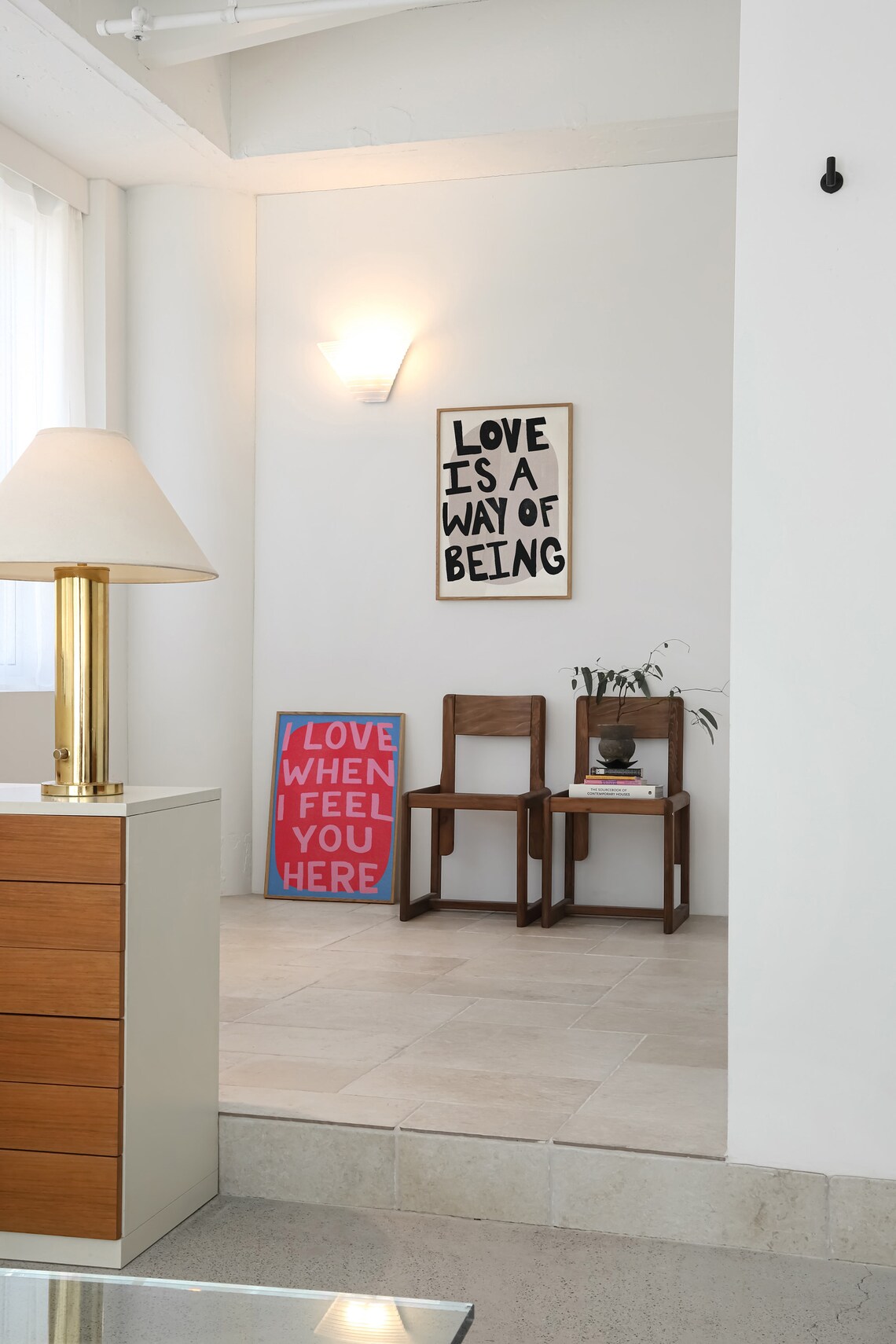 Love Is A Way Typography Poster, Minimalist Quote - Image 2