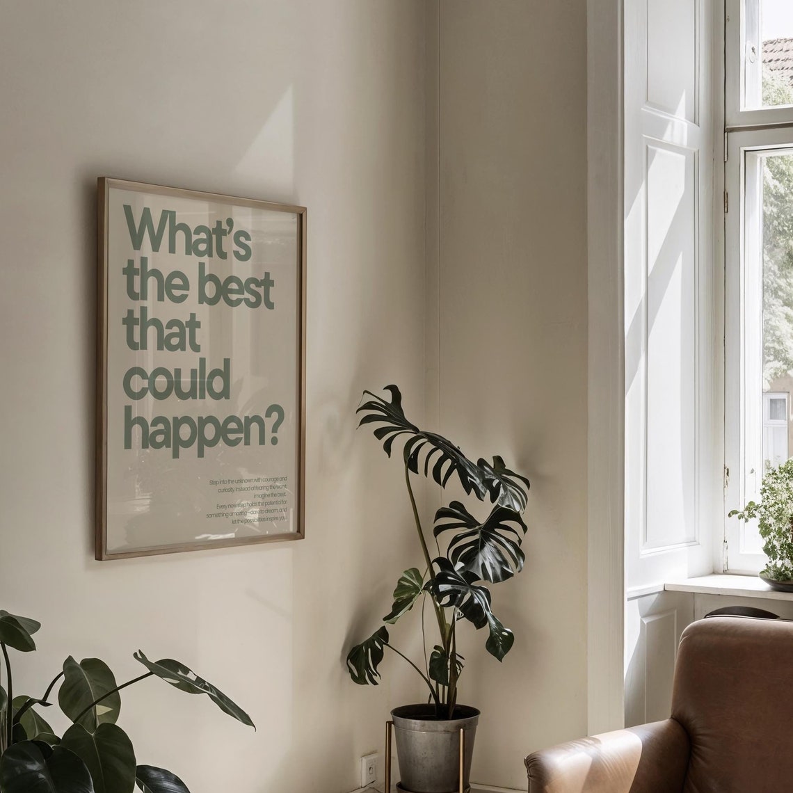 What’s The Best That Could Happen? Art Print - Image 2