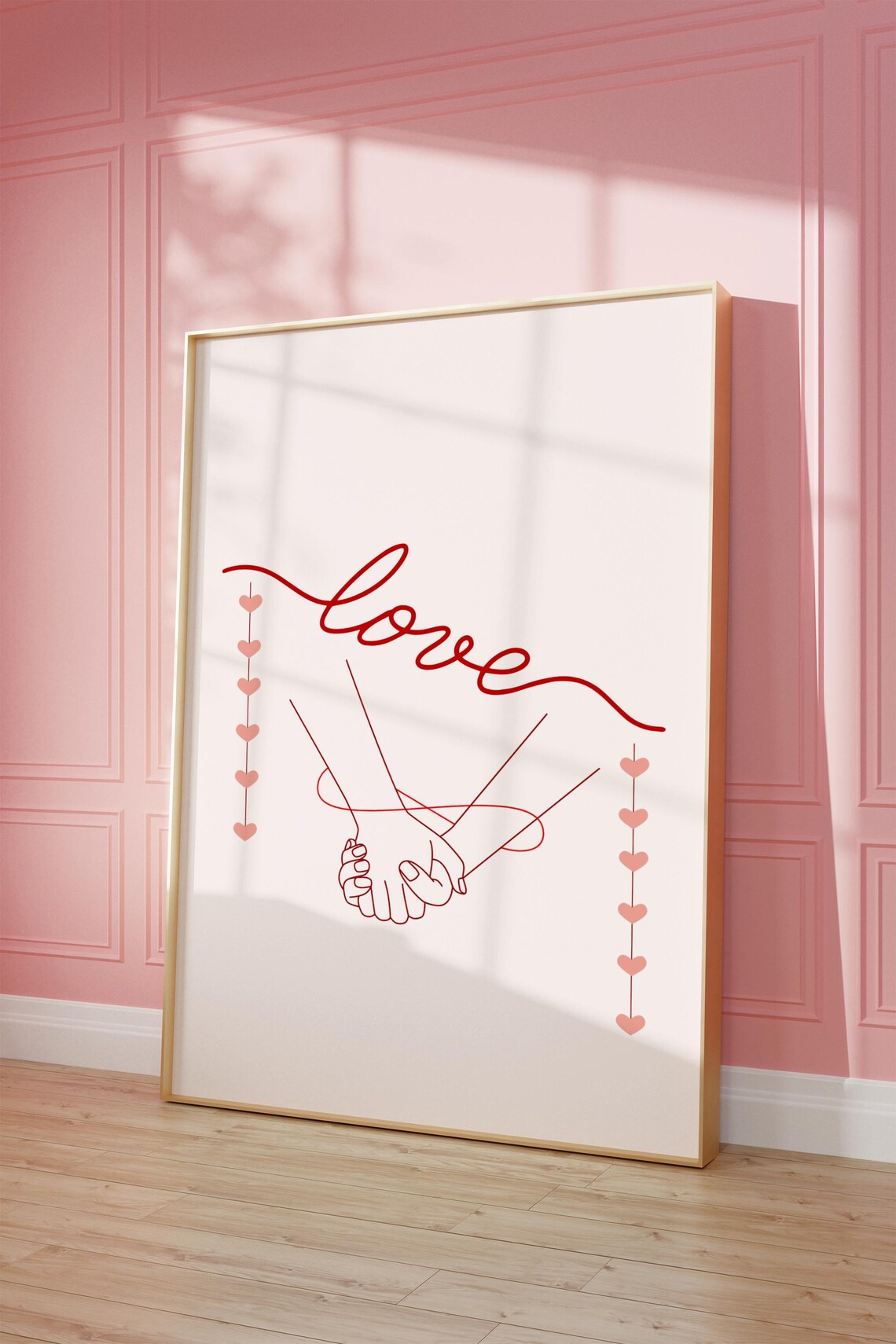 Red String Of Fate, Holding Hands Symbolic Love - Image 2