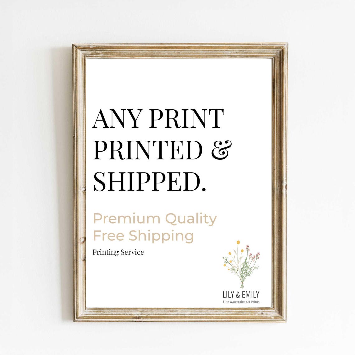 Any Design Printed And Shipped Custom Art Printing Service Poster