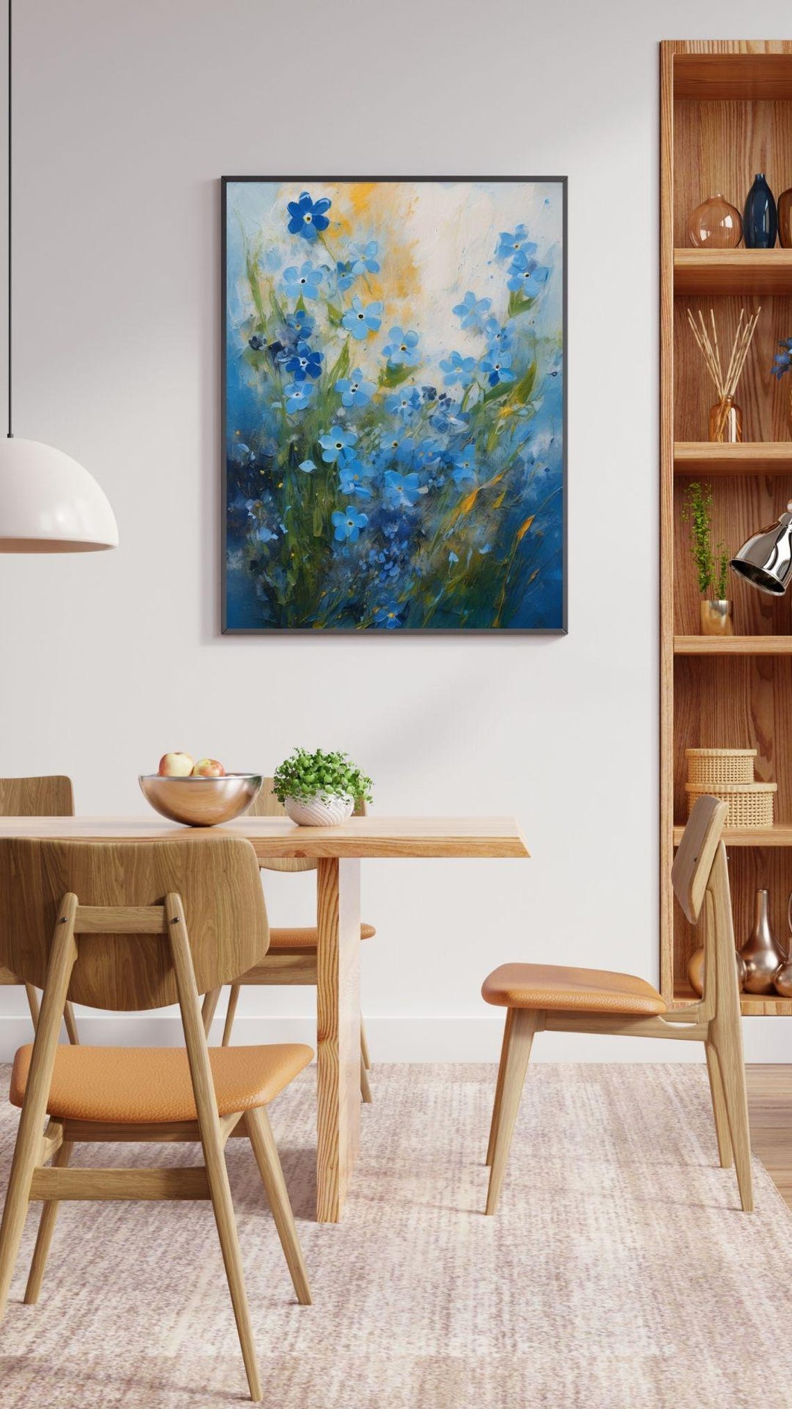 Forget Me Not, Impressionism Wall Art - Image 3