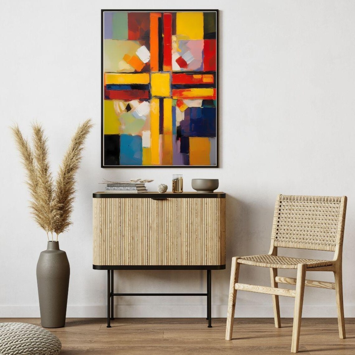 Abstract Art, Colorful Modern Abstract Poster - Image 2