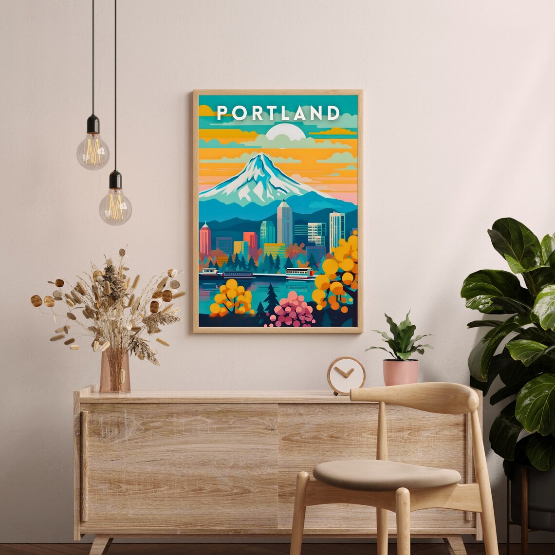 Portland Travel Poster, Portland Travel Art Print - Image 2