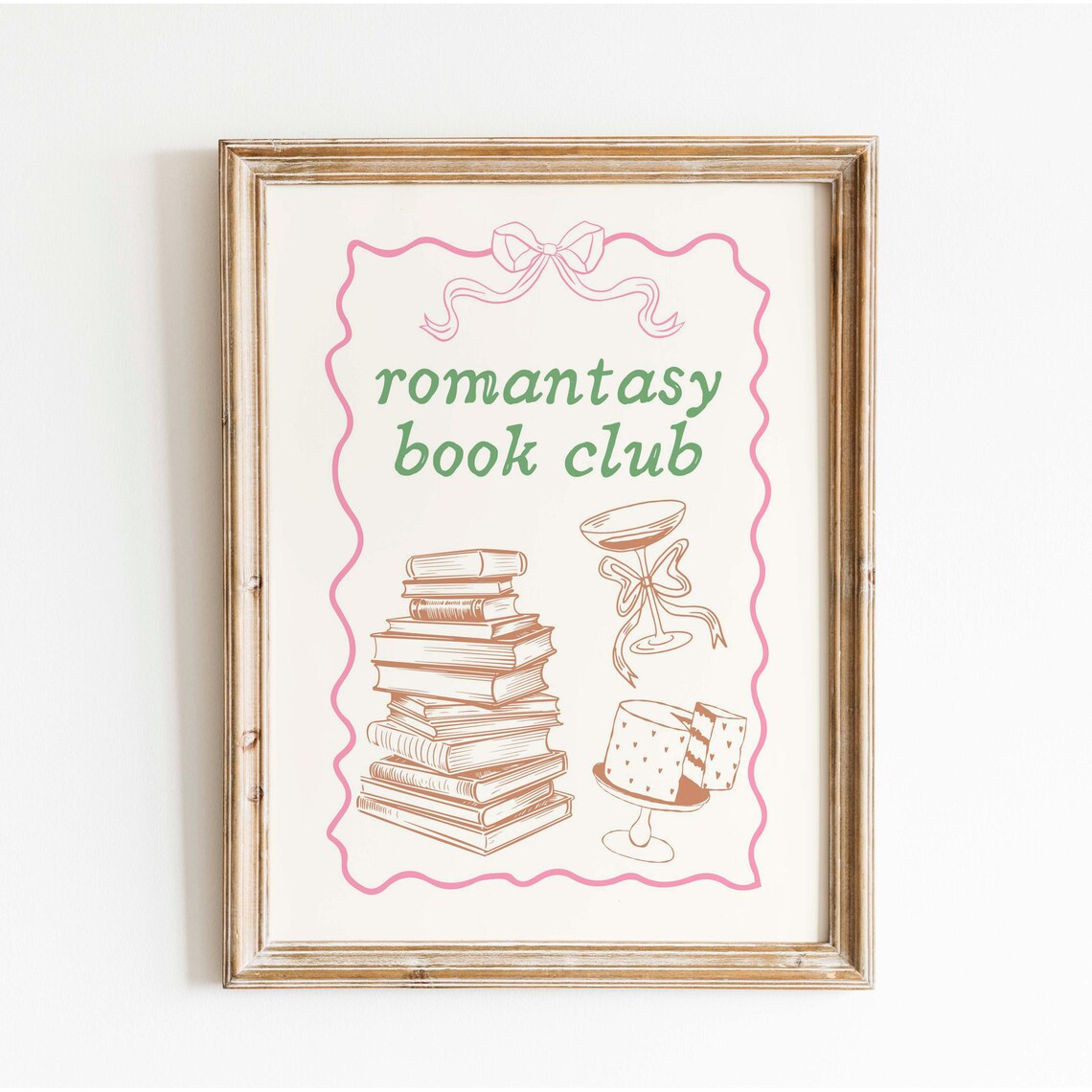 Romantasy Book Club, Reading Nook Art Print - Image 4