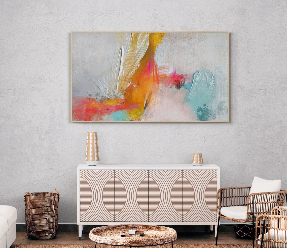 Brush Stroke Abstract Art Print, Modern Abstract - Image 5