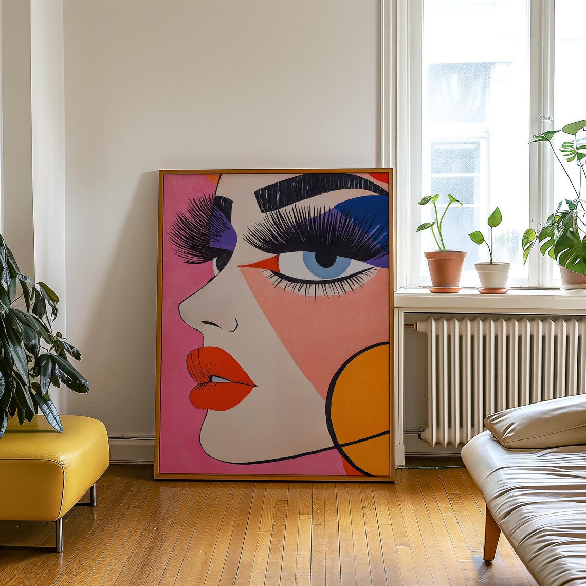 Abstract Woman, Minimalist Painting for Living Room - Image 2