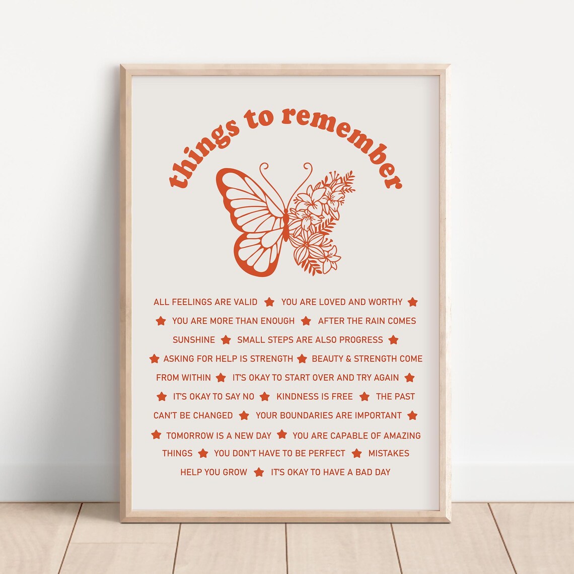 Retro Mental Health Posters for Therapy Office Decor