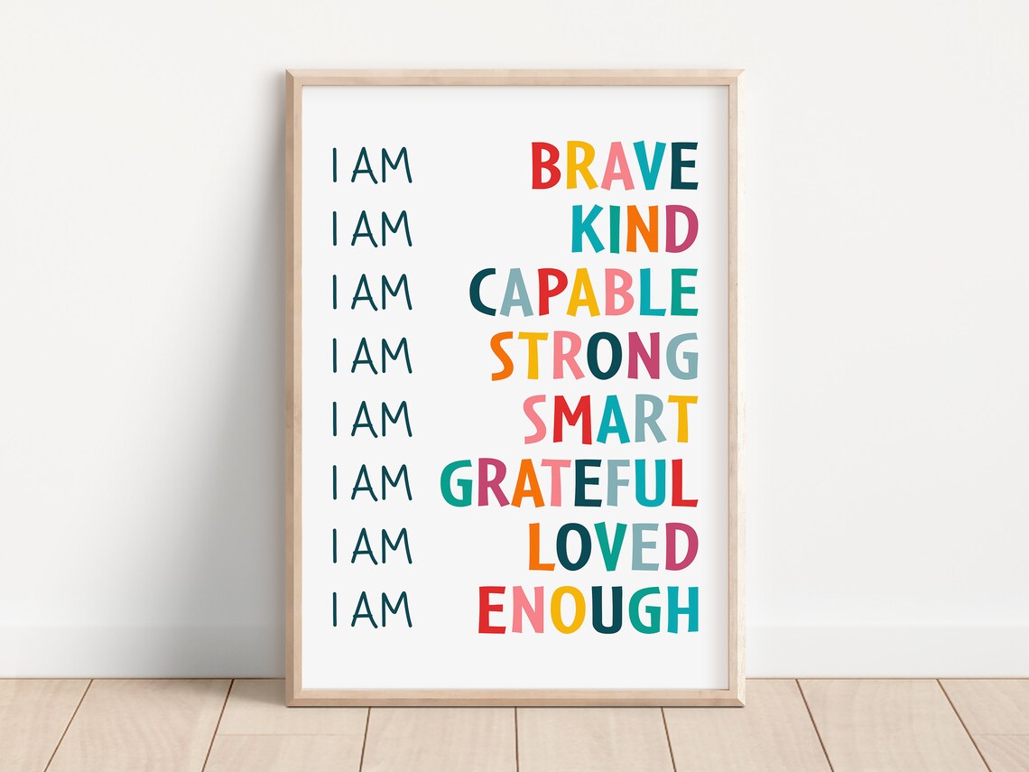 Affirmations Poster, Calm Classroom Psychology Decor - Image 3