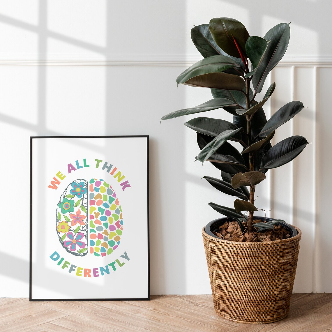 Neurodiversity Mental Health Awareness Art Print - Image 2