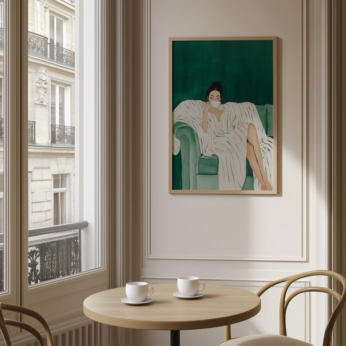 Girl With - Modern Travel Poster - Image 3