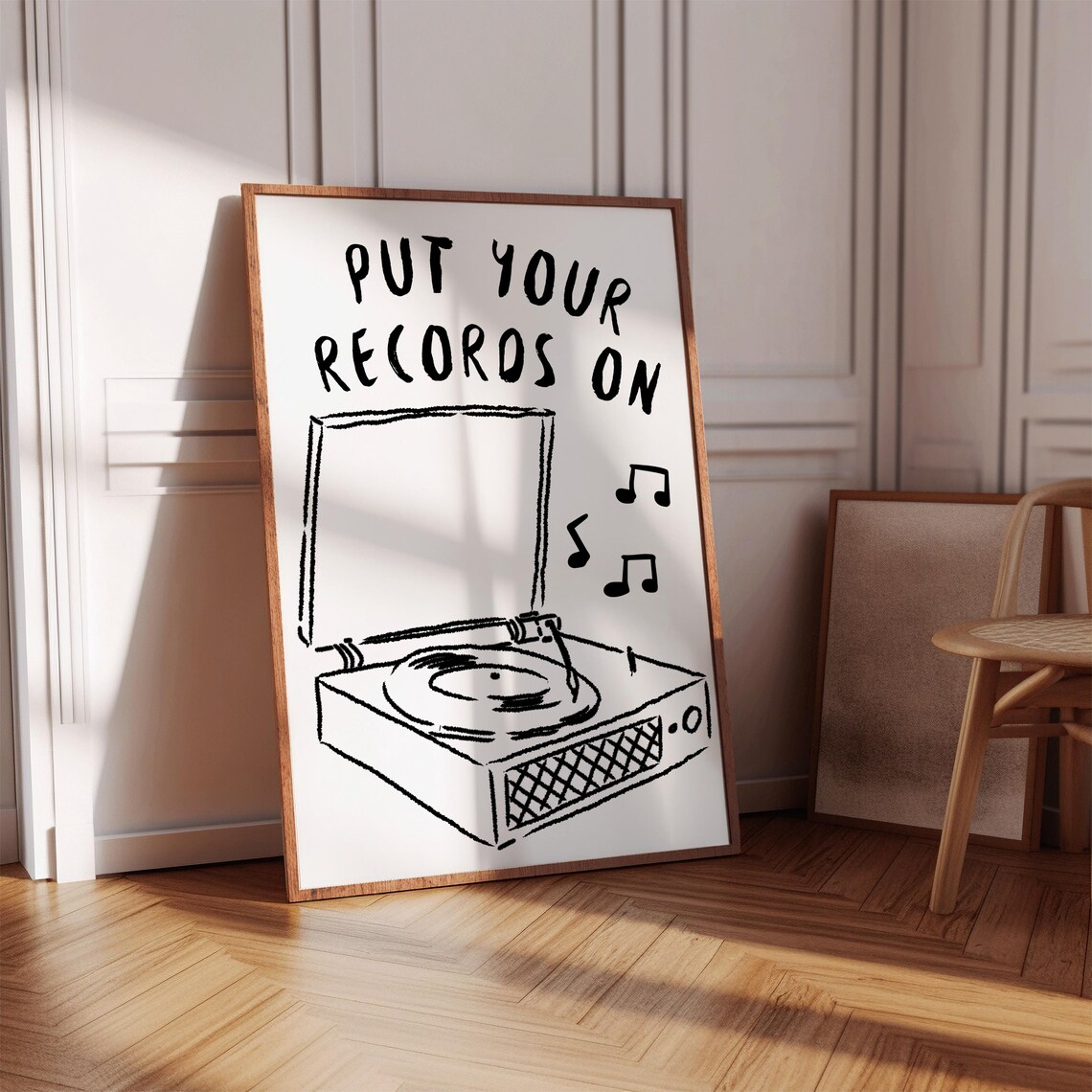 Put Your Records On Retro Vinyl Record Art Print - Image 8