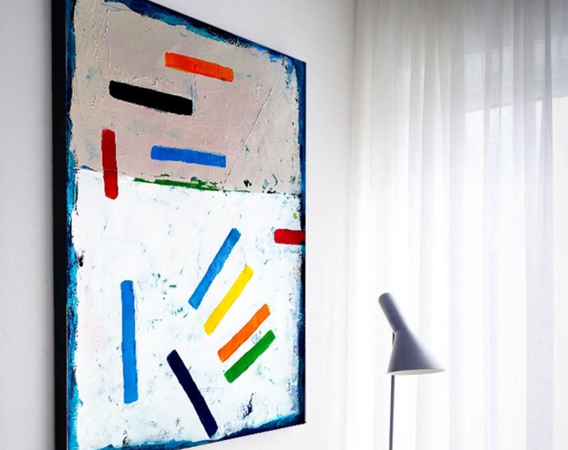 Abstract Modern Painting, Large Abstract Wall Art Print - Image 6