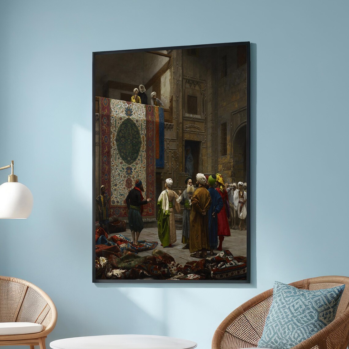 Jean Leon Gerome The Carpet Merchant Orientalist Poster Classic Art