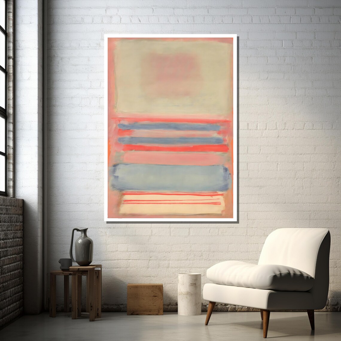 Abstract Color Field - Rothko-Style Pastels - Image 3