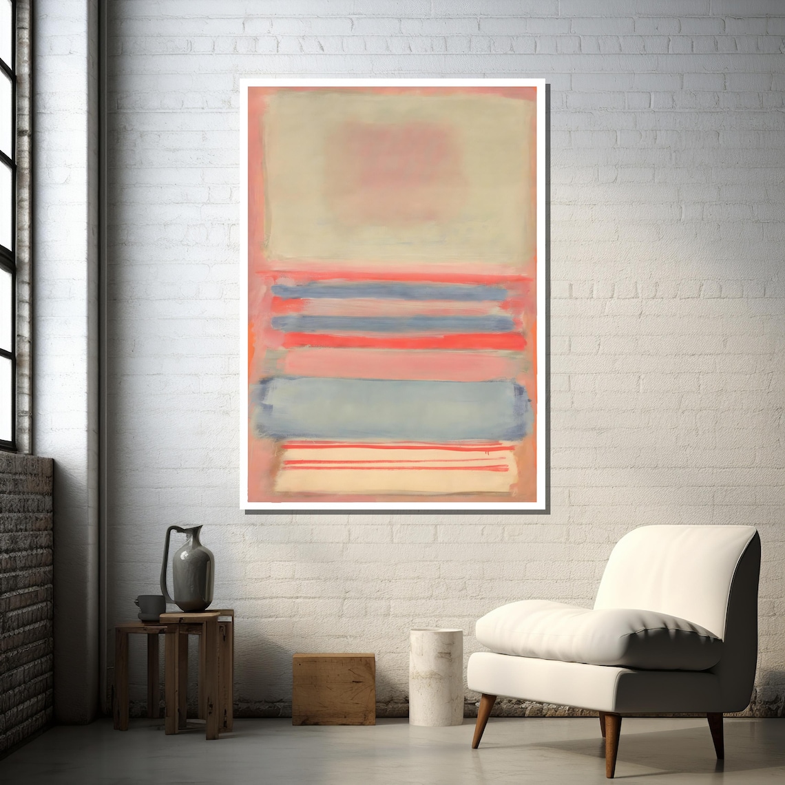 Mark Rothko Abstract Color Field Pastel Art Print - Image 3