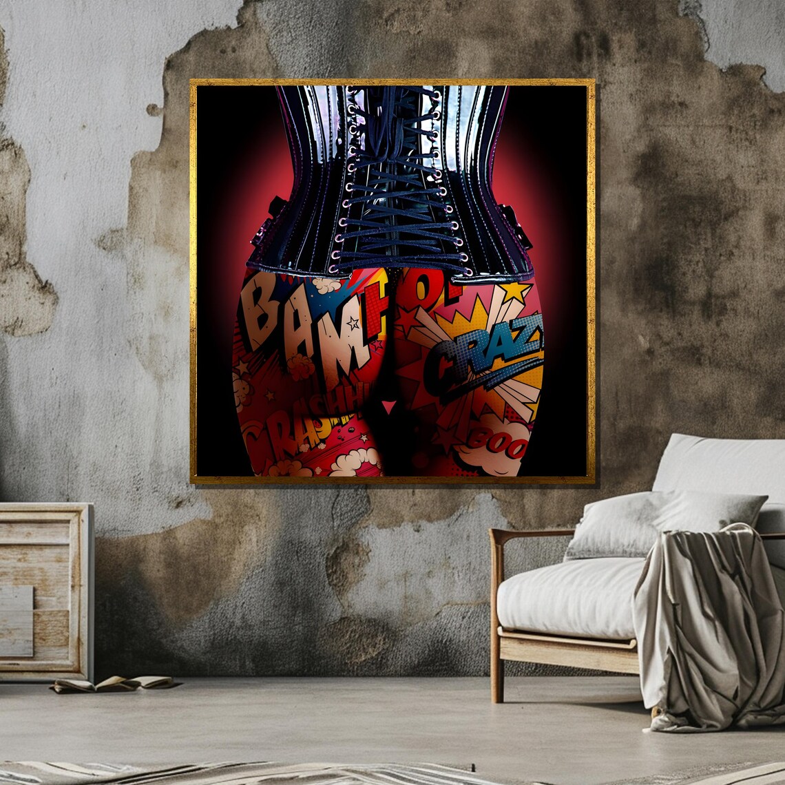 Bold Comic Book Fashion Pop Art, Fashion Lovers - Image 6
