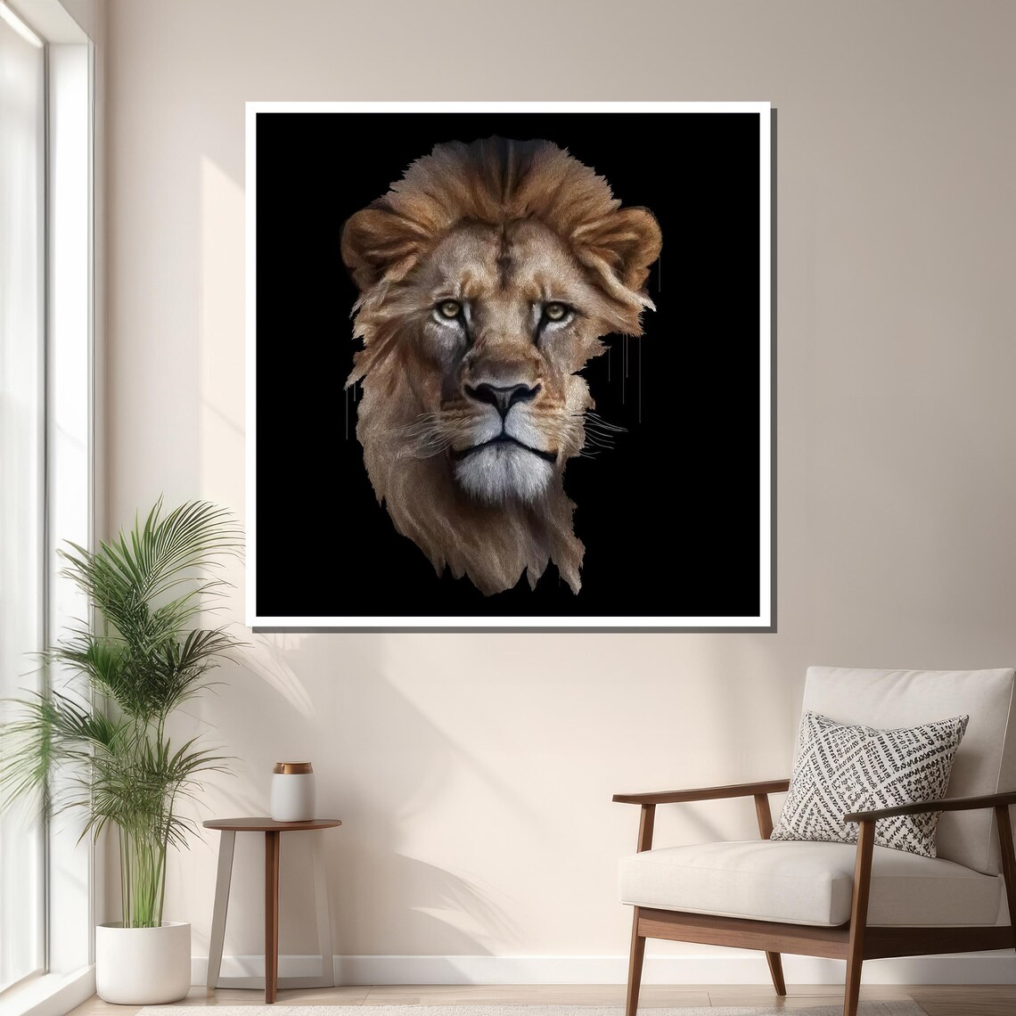 Majestic Lion by Van Hargen, Wildlife Art - Image 3