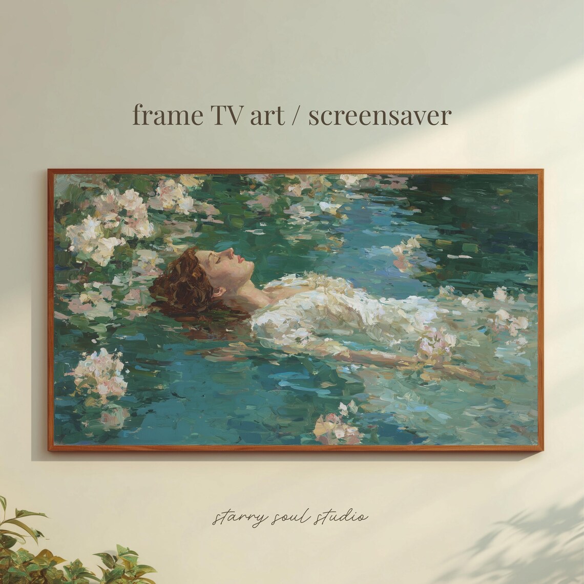 Ophelia Vintage-Inspired Impressionist Art Print