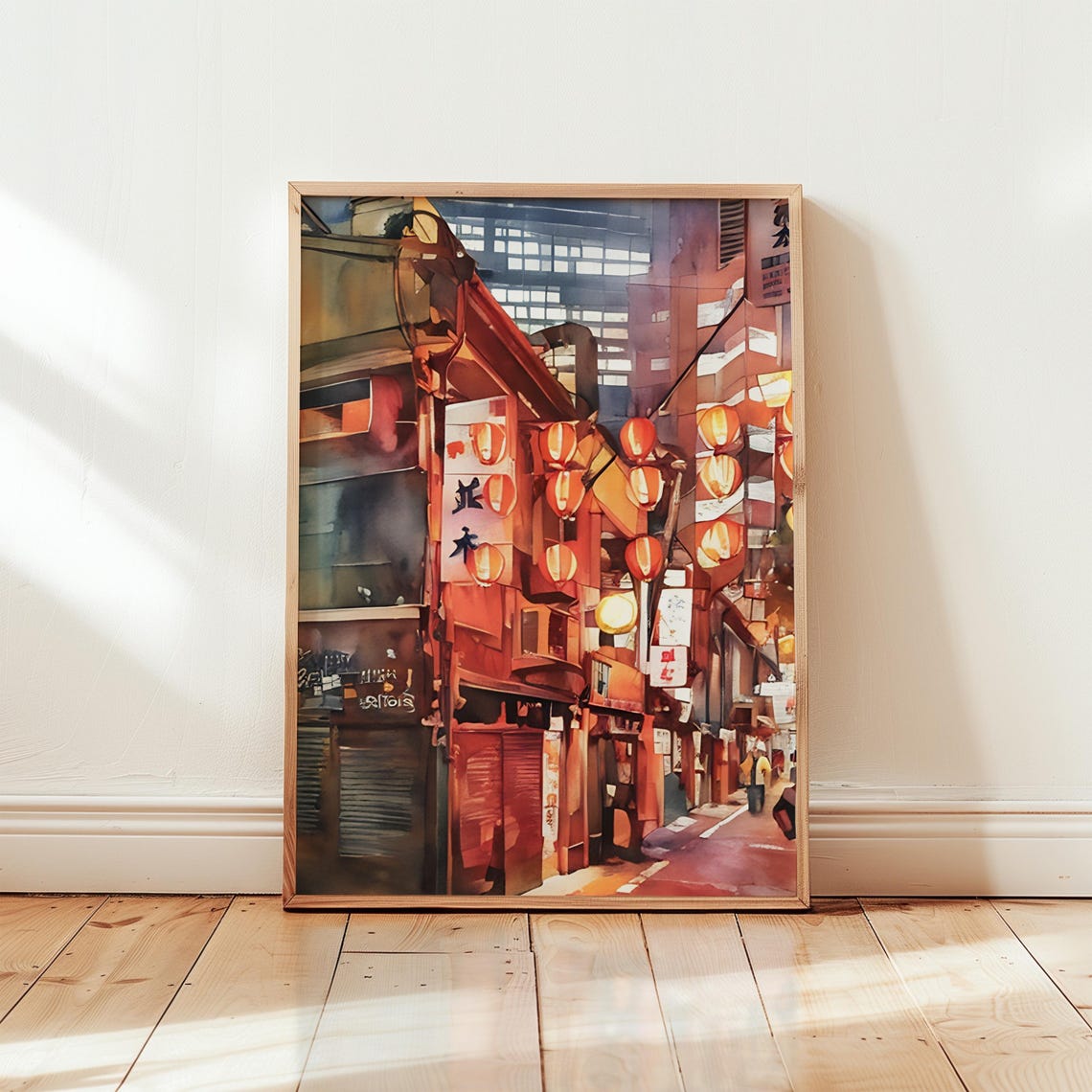 Tokyo Watercolor Art Tokyo Wall Art Tokyo Painting Tokyo Artwork Travel Poster Print Tokyo Art Print Home Decor