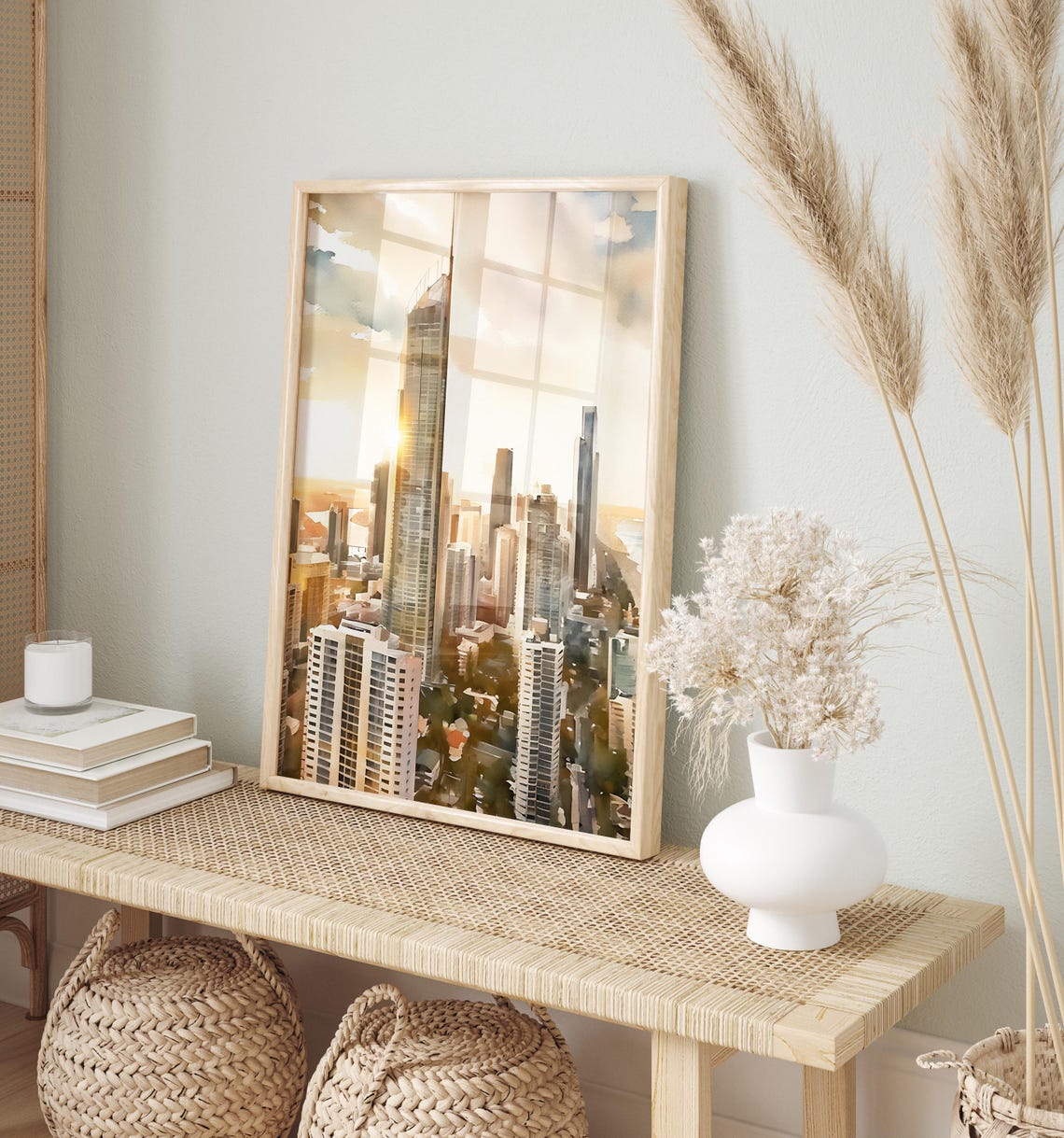 Gold Coast Watercolor Art Gold Coast Wall Art Gold Coast Painting Gold Coast Artwork Travel Poster Print Gold Coast Art Print - Image 2
