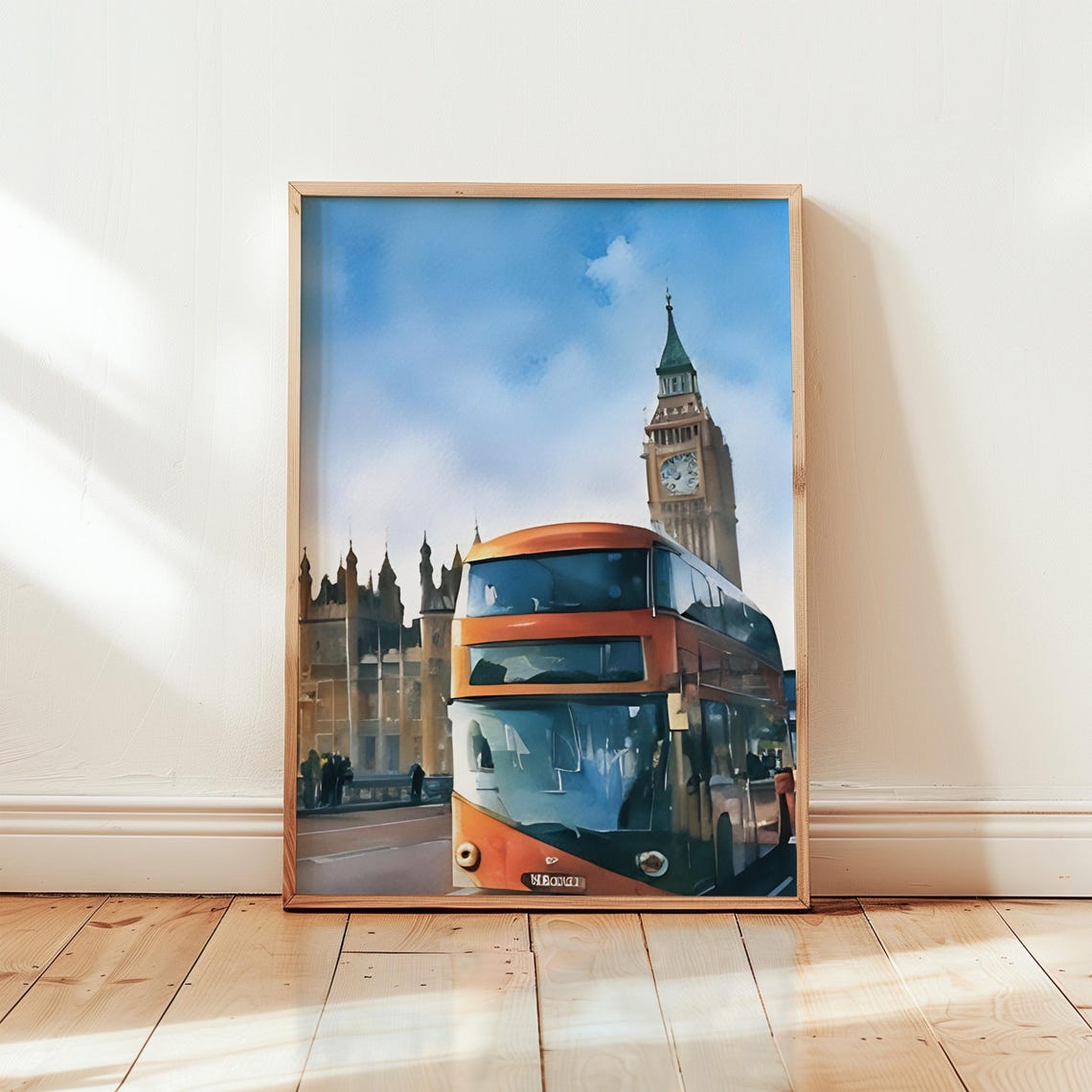London Print London Watercolor Decor London Wall Art Travel Gift Unique Home Decor Travel Poster Print London Travel