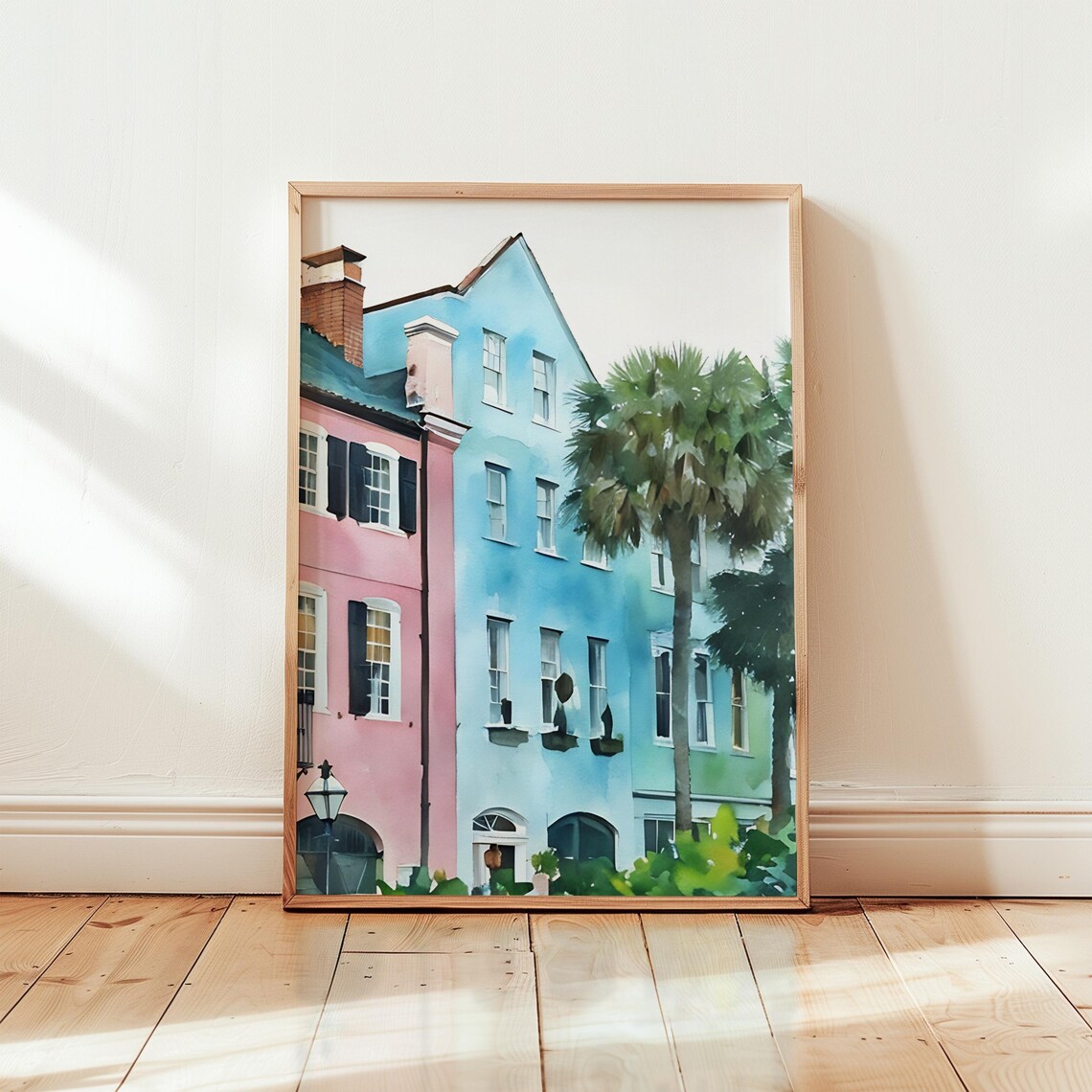 Charleston Watercolor Art Charleston Wall Art Charleston Painting Charleston Artwork Travel Poster Print Charleston Art Print