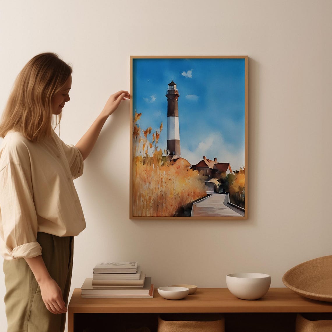 Long Island Watercolor Art Long Island Wall Art Long Island Painting Long Island Artwork Travel Poster Print Long Island Art Print - Image 3