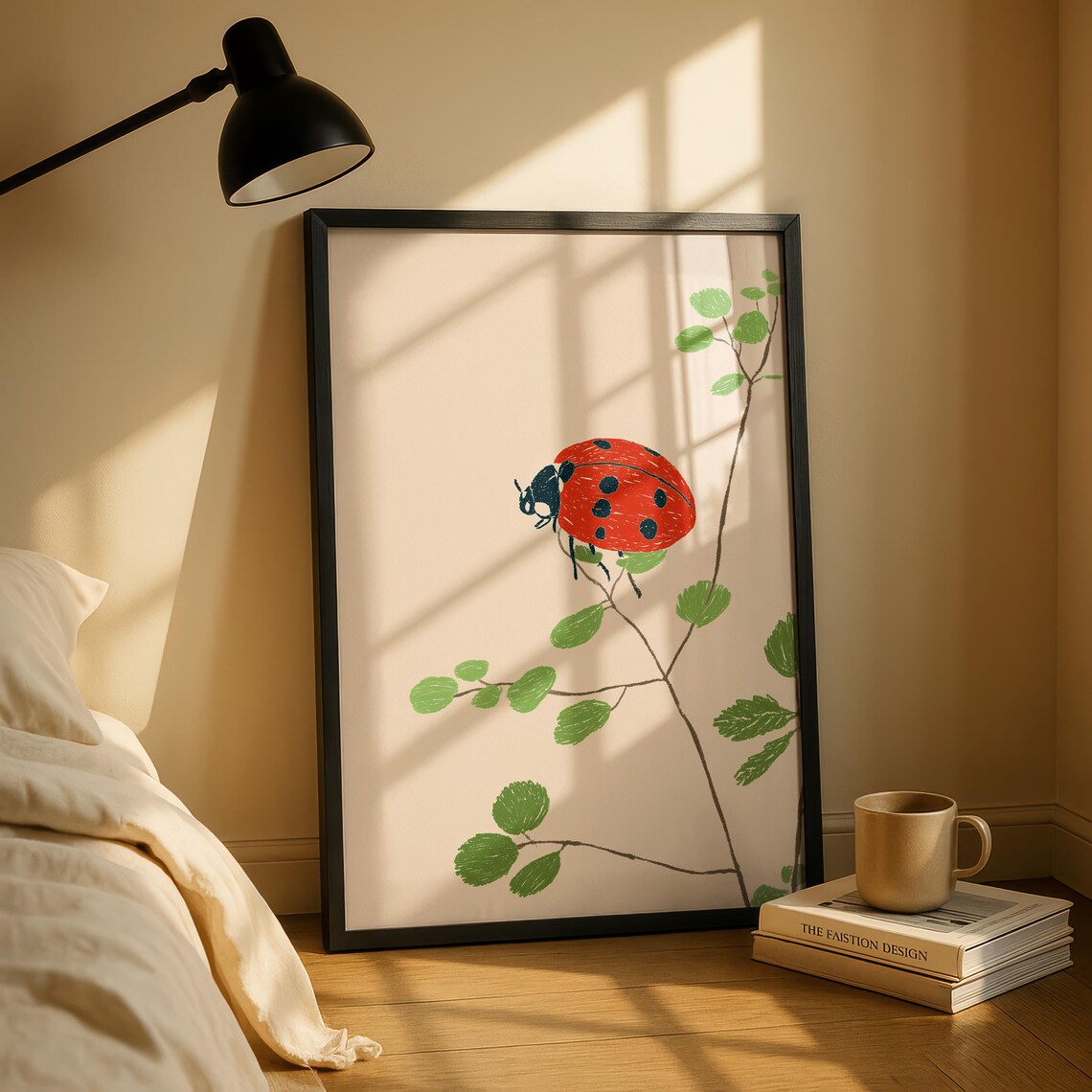 Ladybird Minimalist Art Print