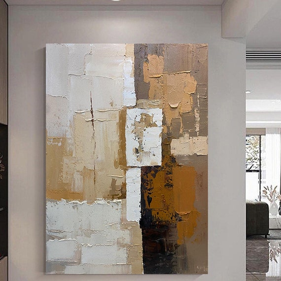 3dtextured Original Painting Acrylic Painting On Personalized Gifts Abstract Painting Framed Wall Painting For Living Room Wall Art