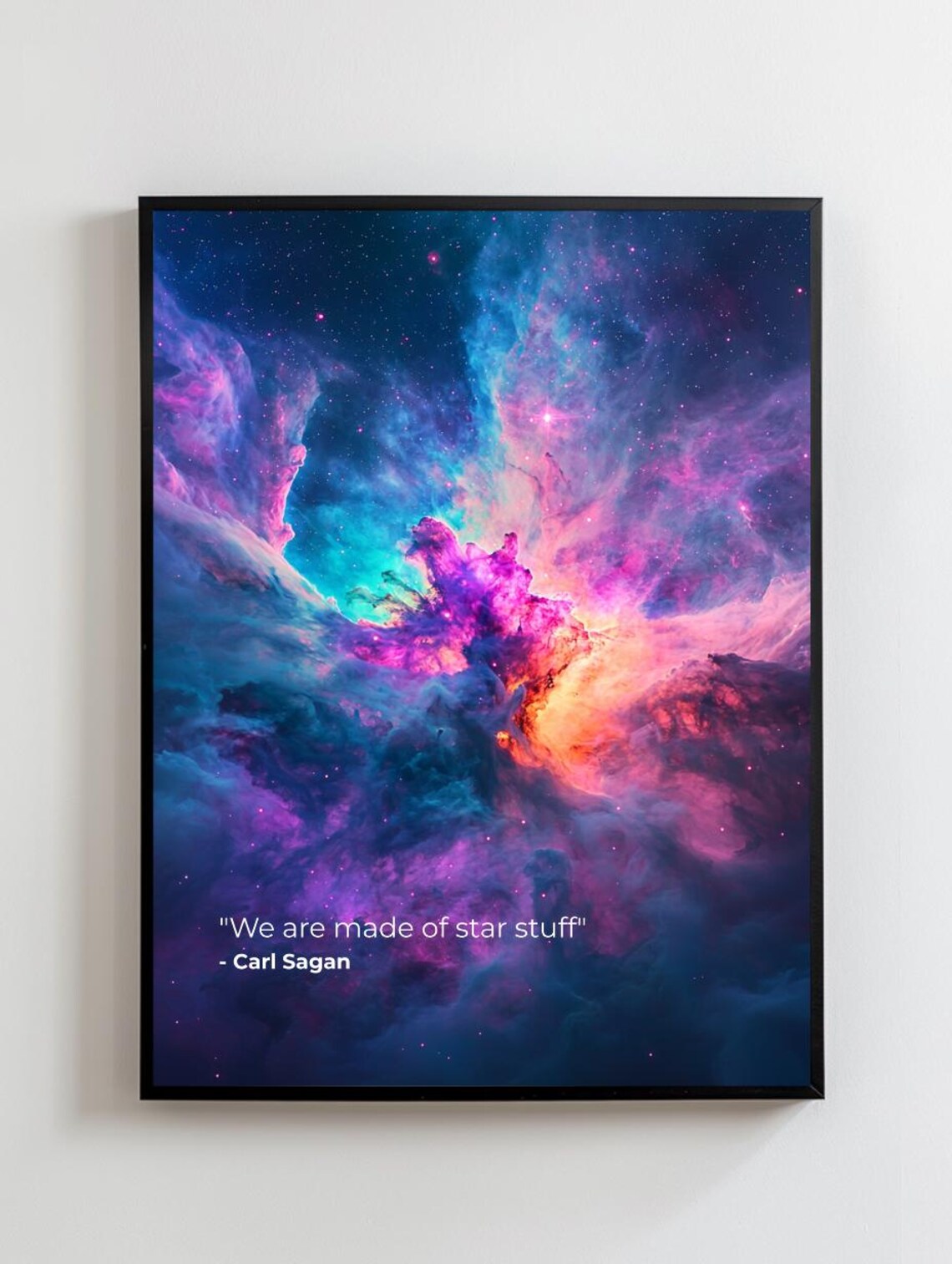 Carl Sagan Quote Poster, Astronomy Wall Art