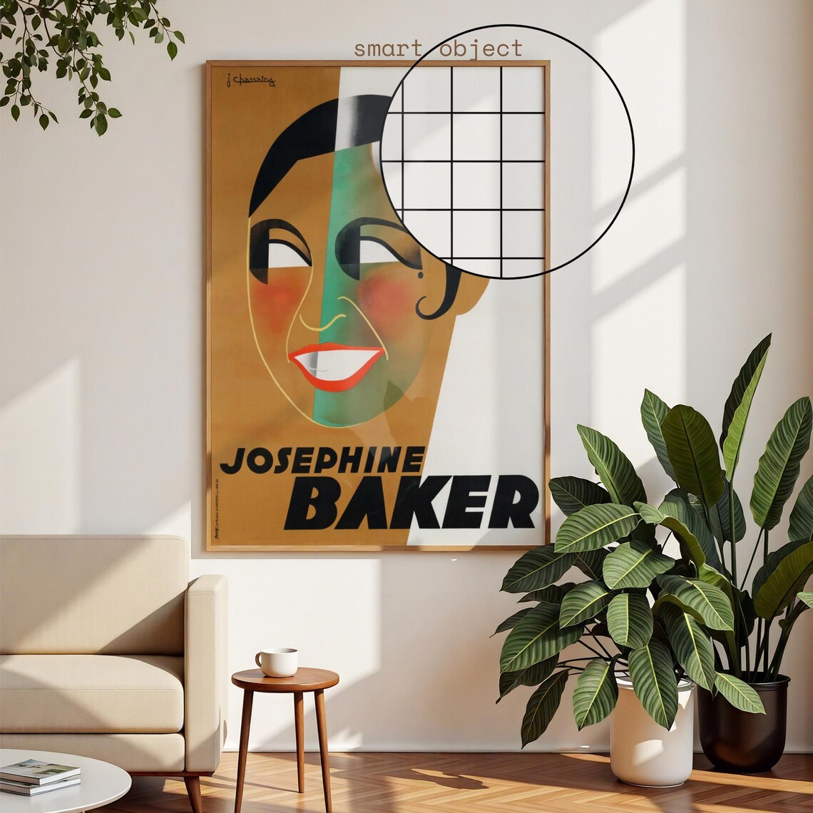 Minimalist Wall Art Display Mockup, Modern Interior - Image 2