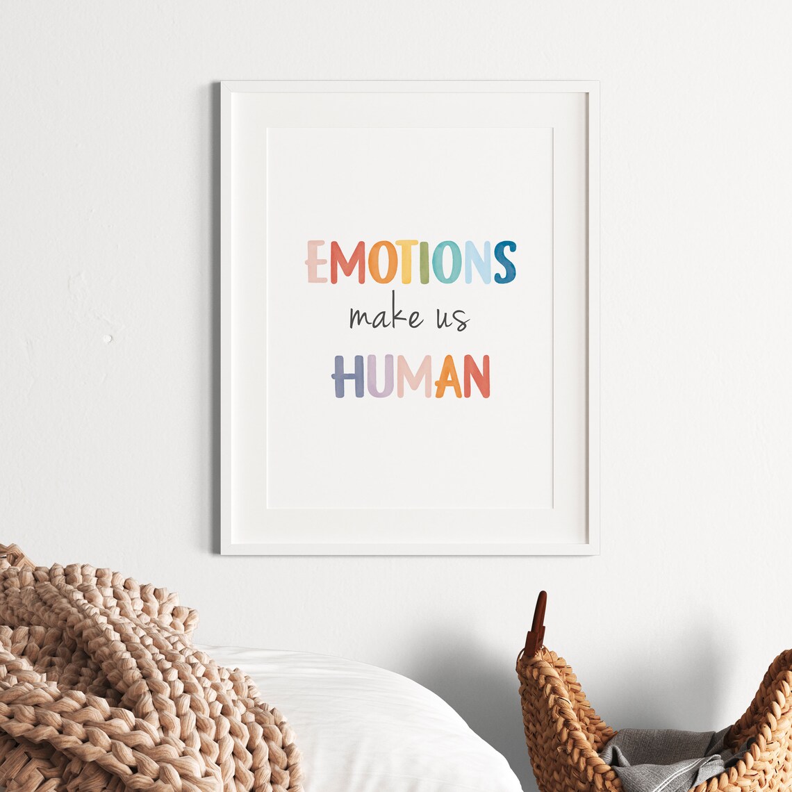 Emotions Make Us Human Poster, Positive Affirmation - Image 8