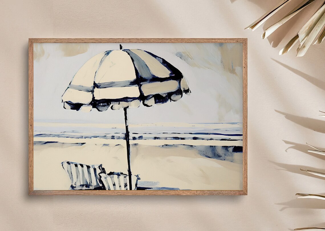 Destin Beach Painting, Florida Coastal Landscape Art Print - Image 2