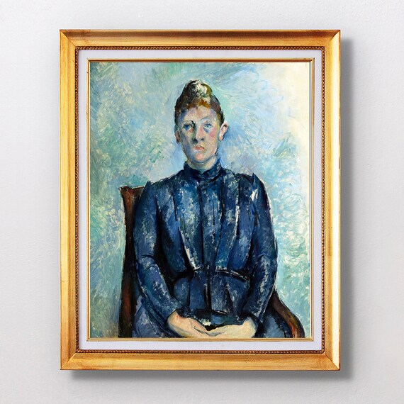 Paul Cezanne Portrait Of Madame Czanne 1890 Fine Art Glice Sku 0245