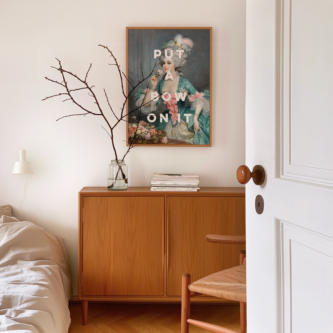 Put A Bow On It Wall Art Print, Girly Aesthetic - Image 2