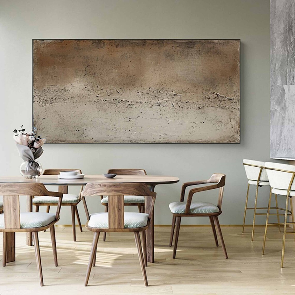 Wabi Sabi Abstract Art Print, Mid Century Modern - Image 5