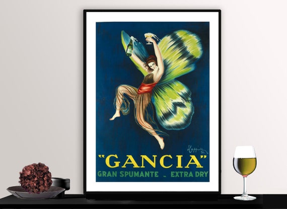 Gancia Gran Spumante Extra Dry Vintage Fooddrink Poster Poster Paper Or Print Gift Idea