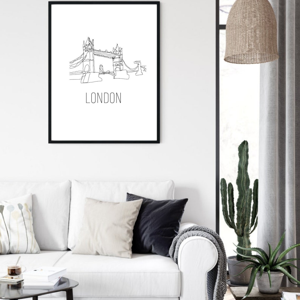 London Print Tower Bridge Print Poster - Image 5