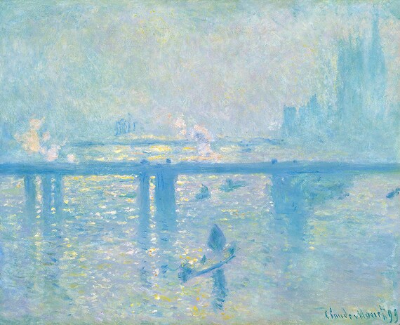 Claude Monet Charing Cross Bridge Fine Art Glice 1899 Sku 0110