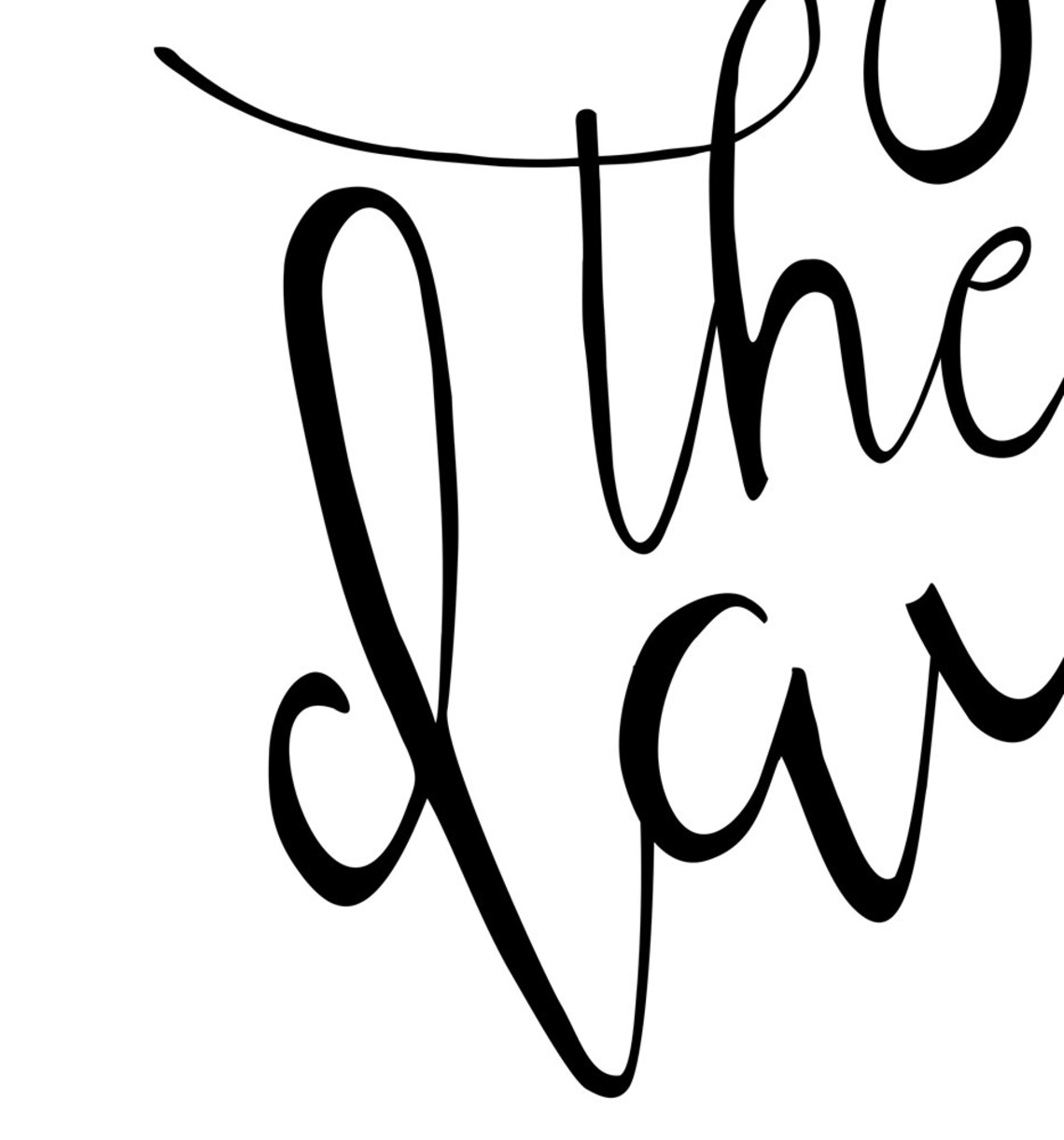 Seize The Day Motivational Typography Art Print - Image 3
